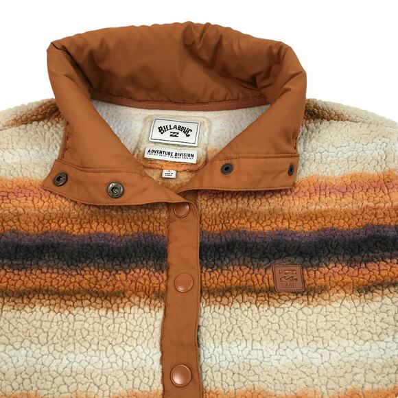 BILLABONG A/Div Switchback T Snap Fleece Pullover Women L Outdoor Travel Casual - Picture 6 of 12